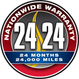 24 Months/24,000 Miles Nationwide Warranty